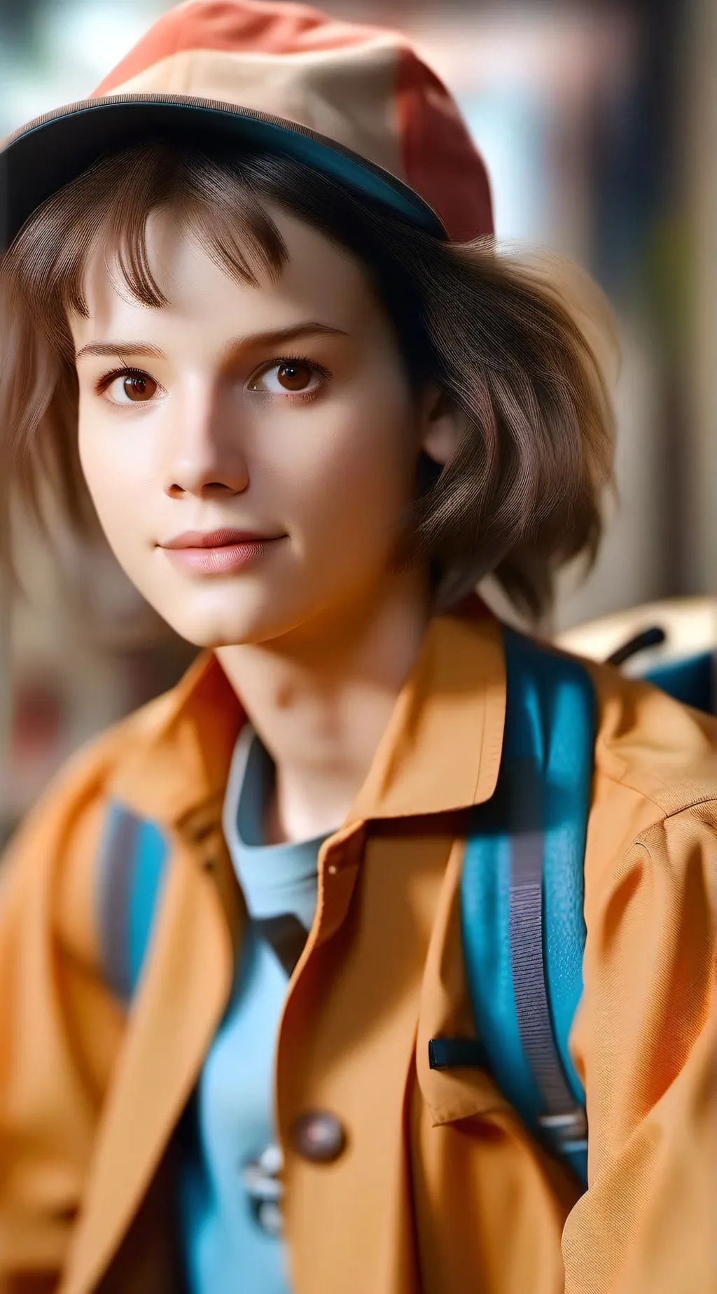 ai character: Stranger things  background