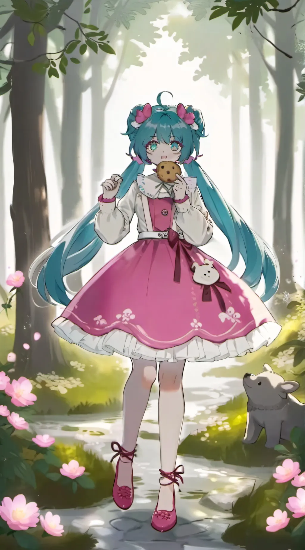 ai character: Miku 2.0 background