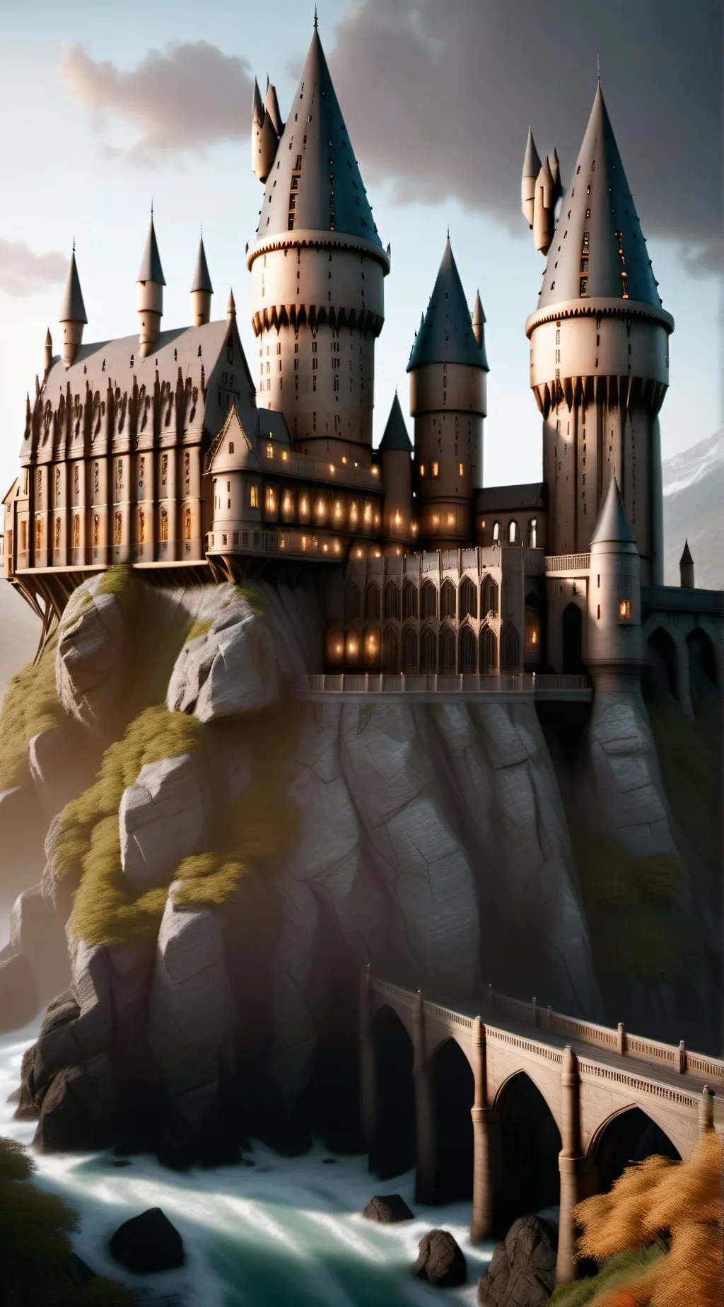 ai character: Hogwarts background