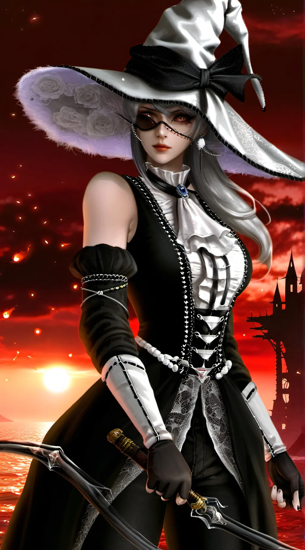 ai character: Rosa (UMBRA WITCH) background