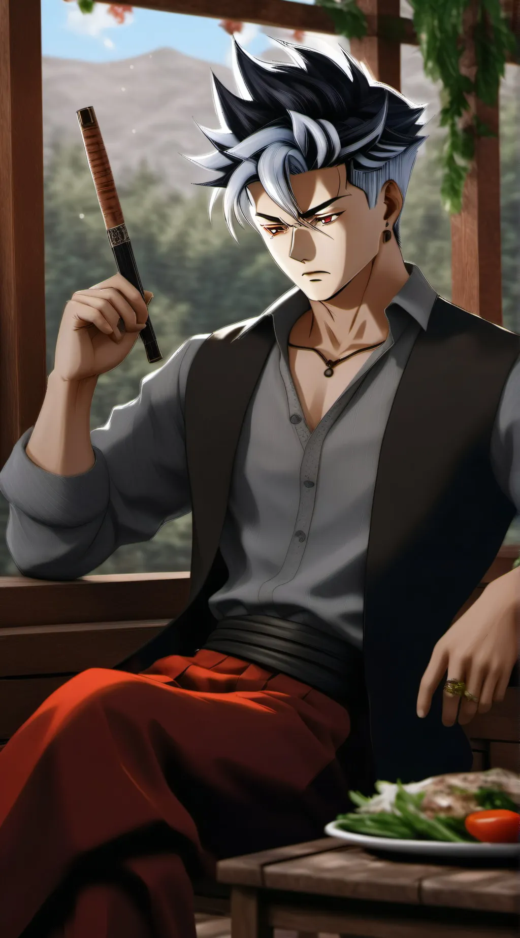 ai character: DBS/DBZ background