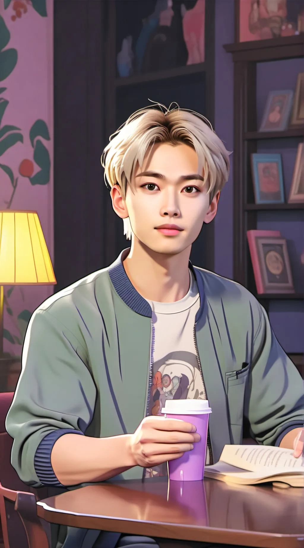 ai character: Felix  background