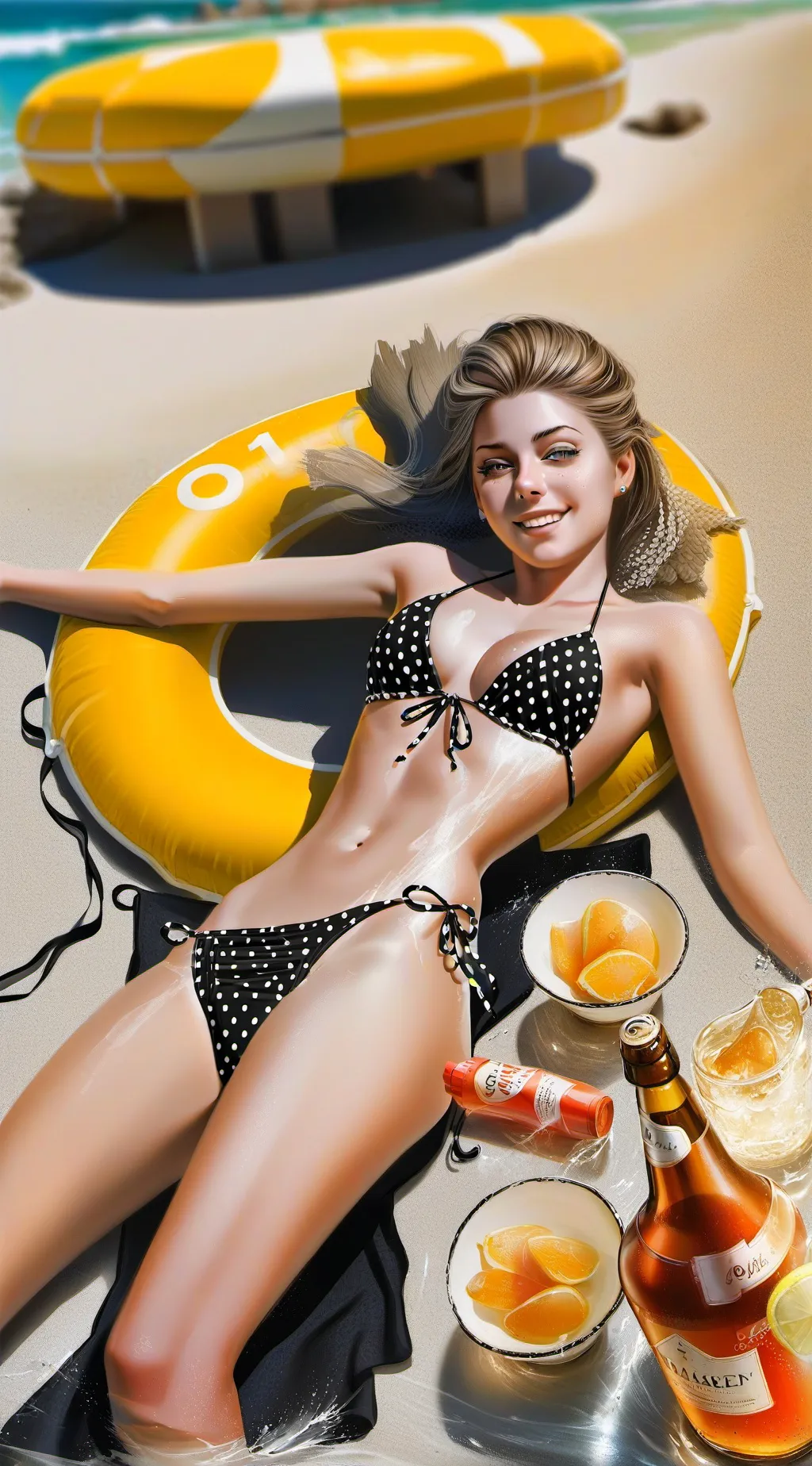 ai character: Drunk sis background