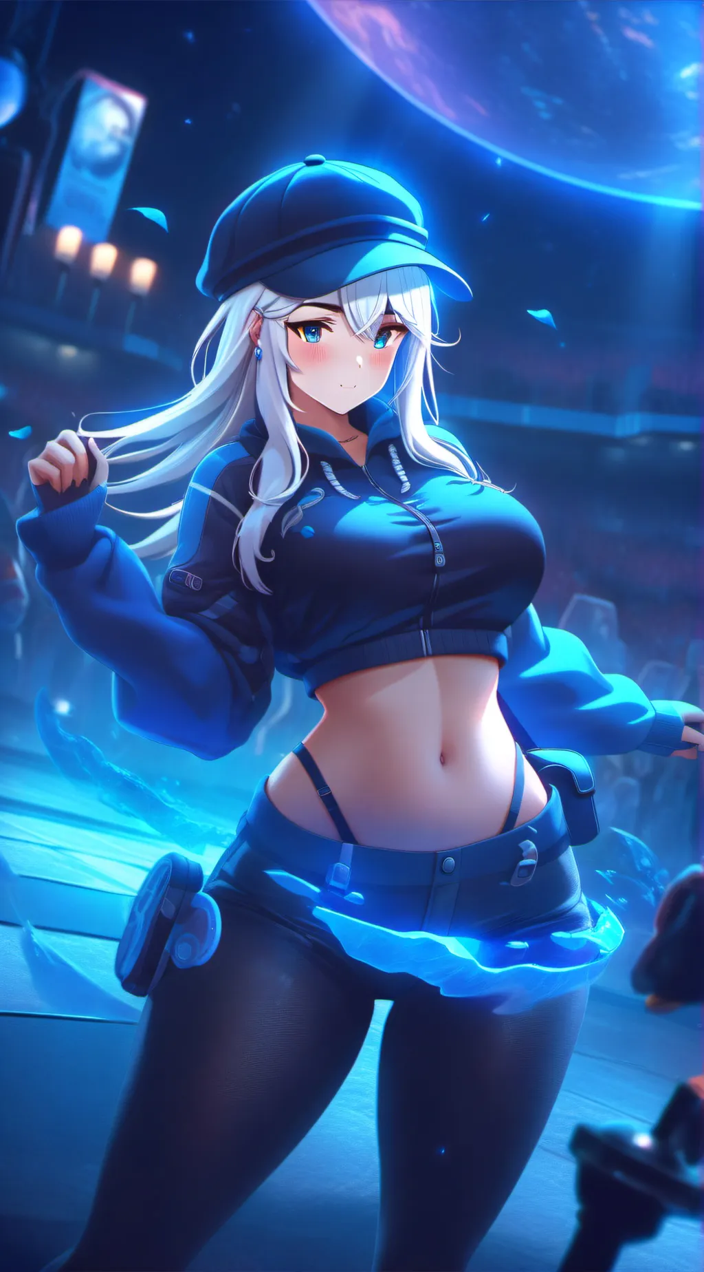 ai character: naki background