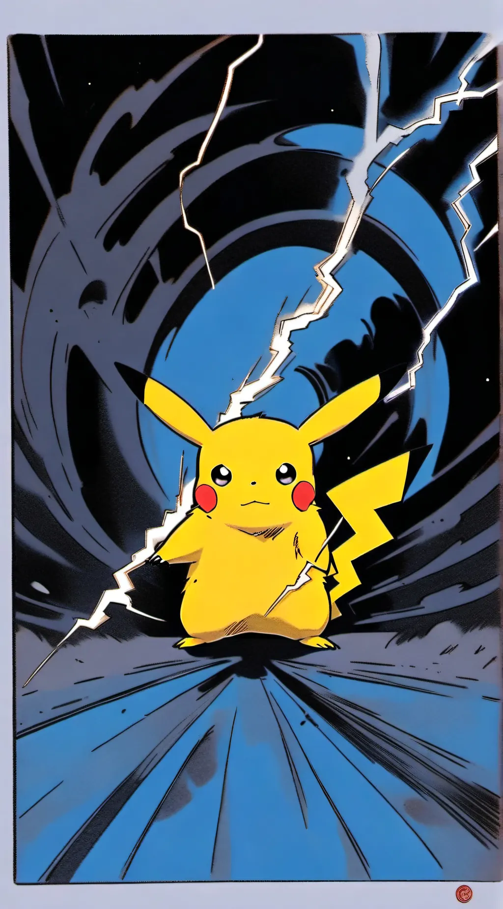 ai character: Pikachu background