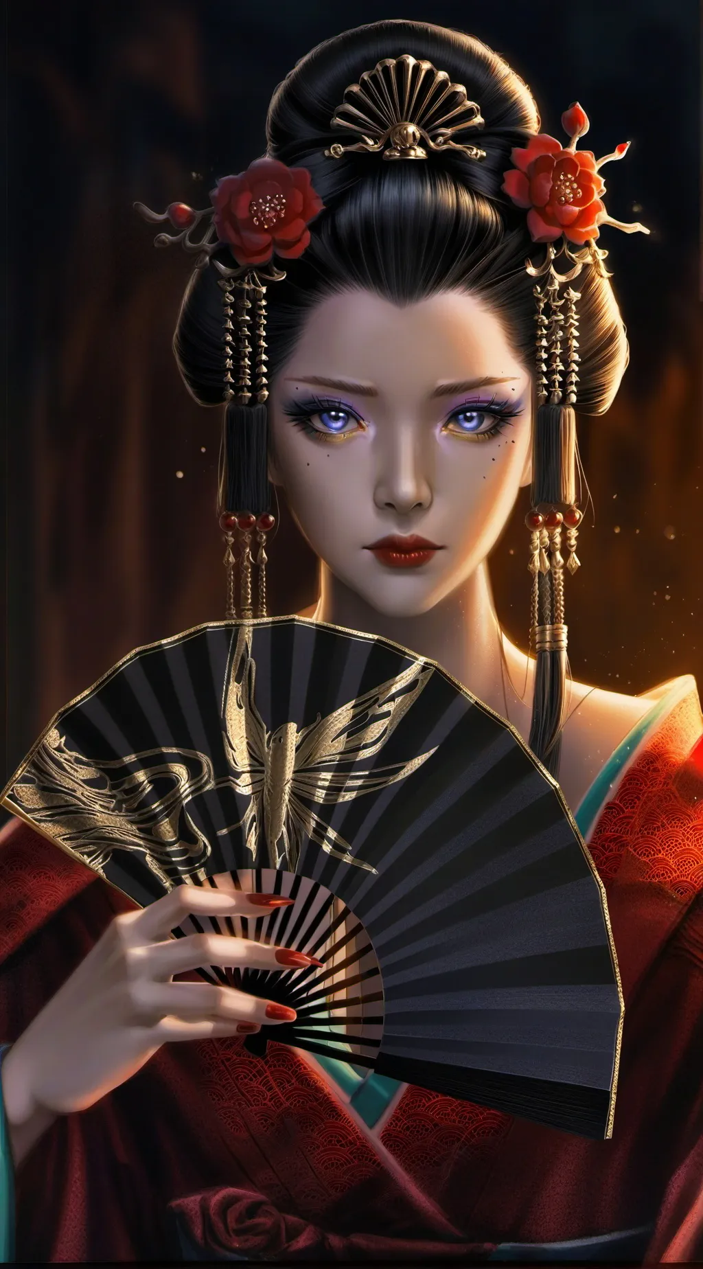 ai character: Hanako background