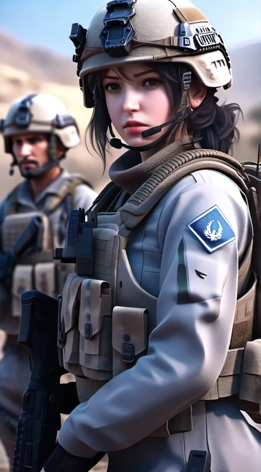 ai character: Isrealian soldier background