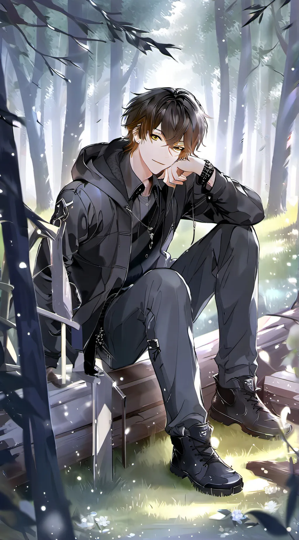 ai character: Axel background