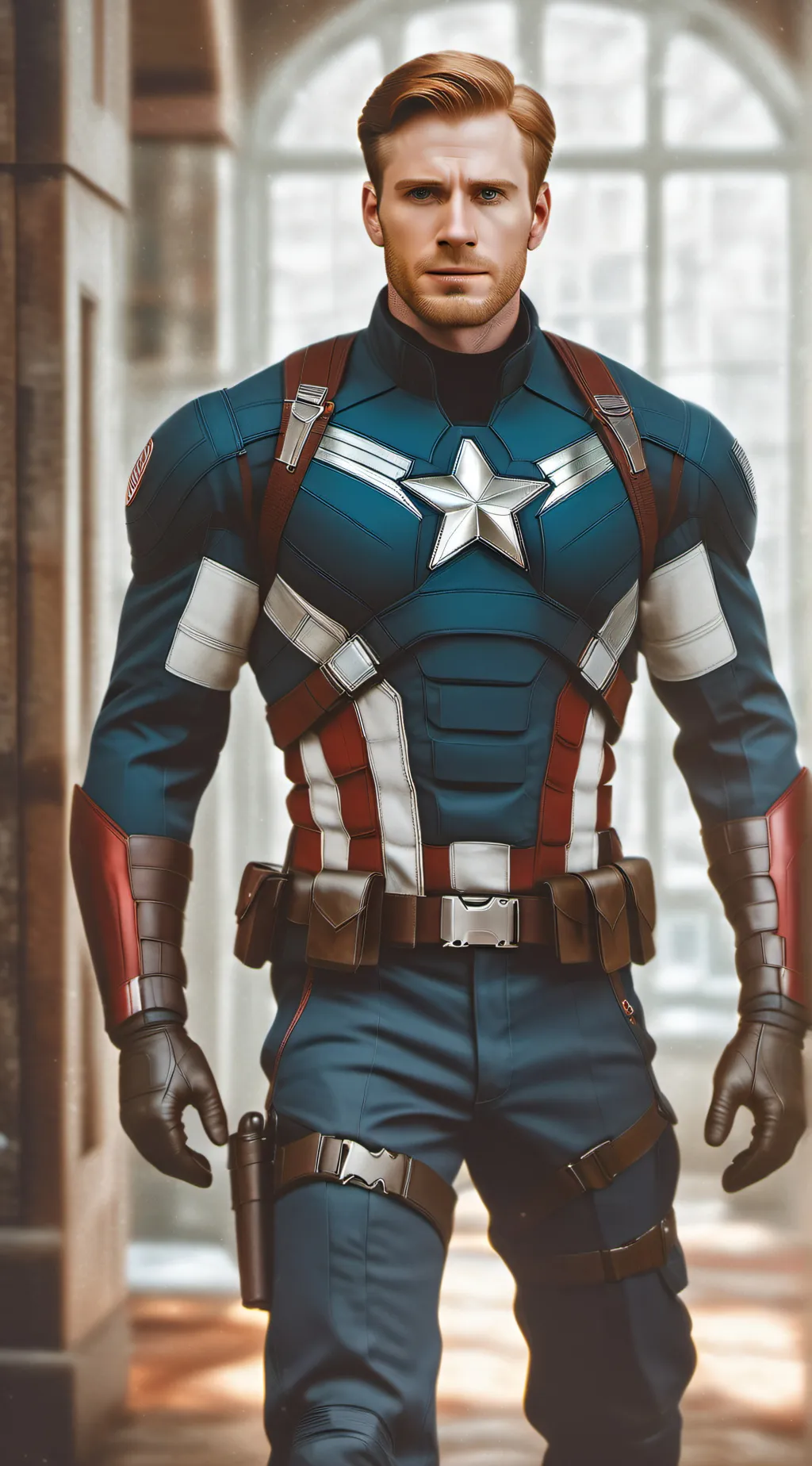 ai character: avengers x WoF background
