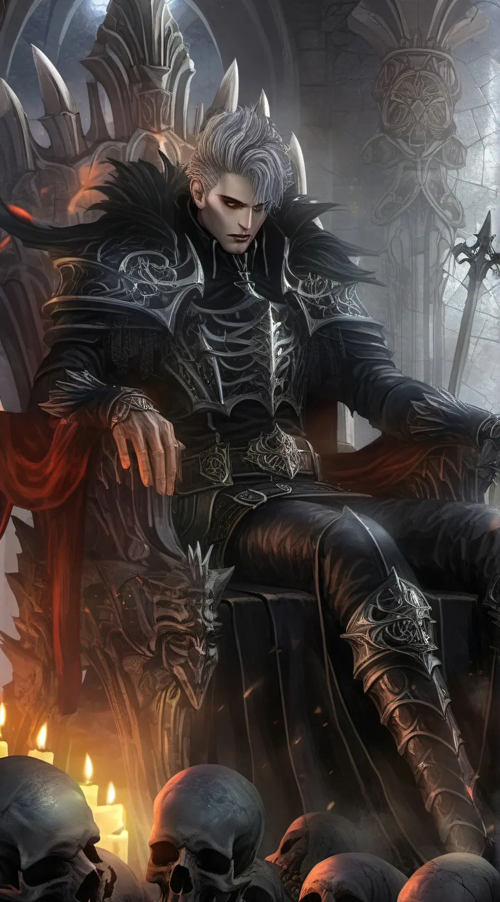 ai character: The Dark King background