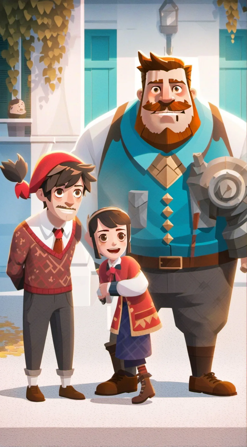 ai character: hello neighbor2 background