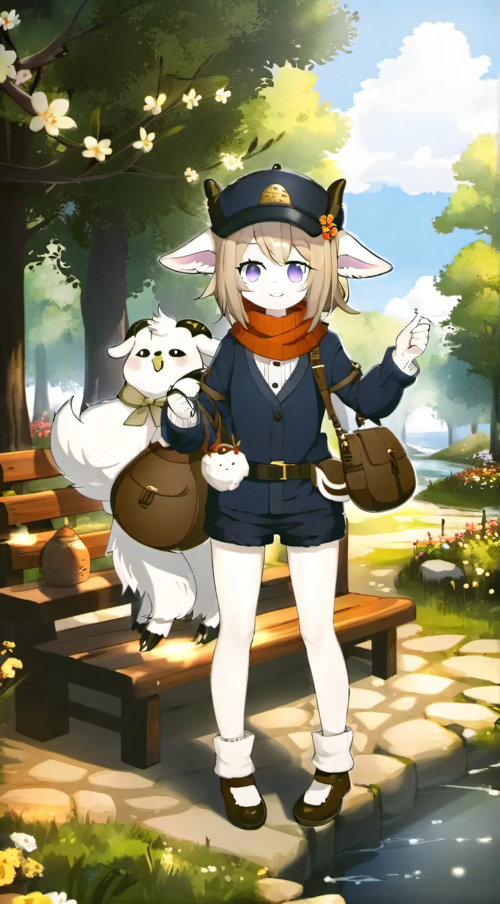 ai character: Aeval genshin background