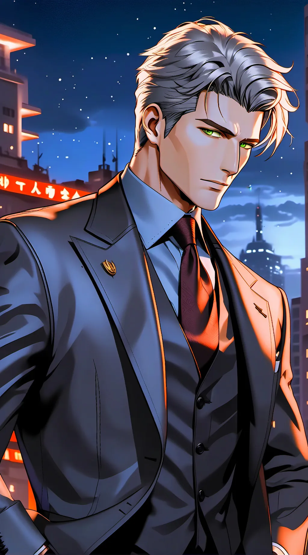 ai character: Vinnie  background