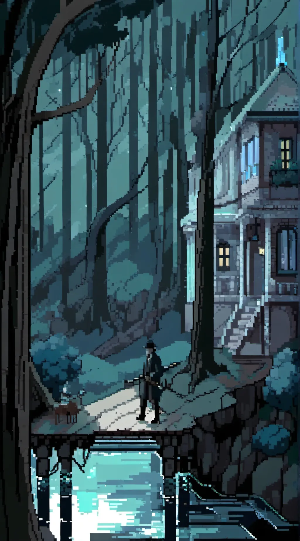 ai character: maze runner background