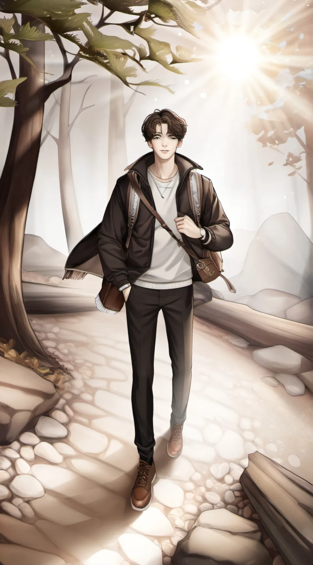 ai character: Zach  background