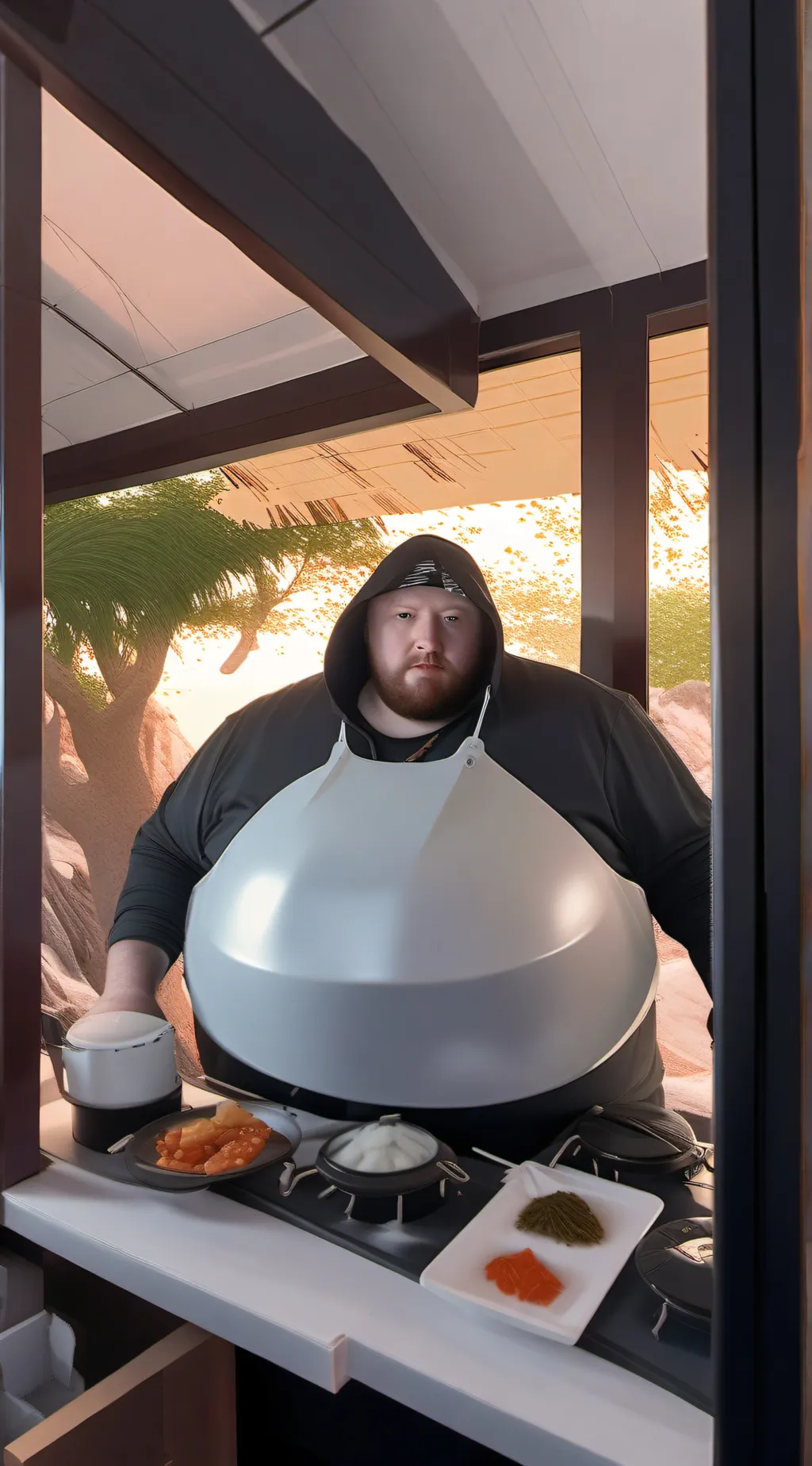 ai character: CaseOh background