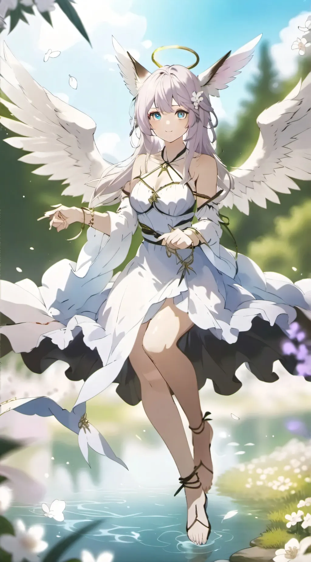 ai character: angel background