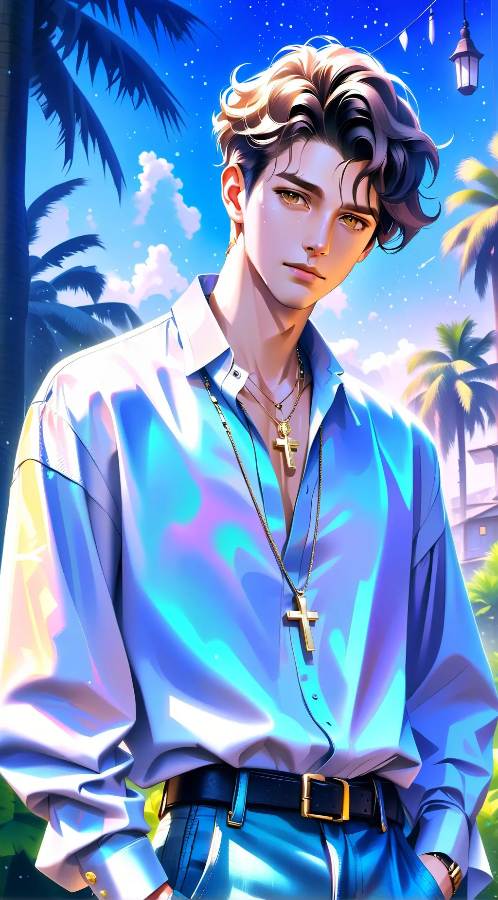 ai character: Ray background