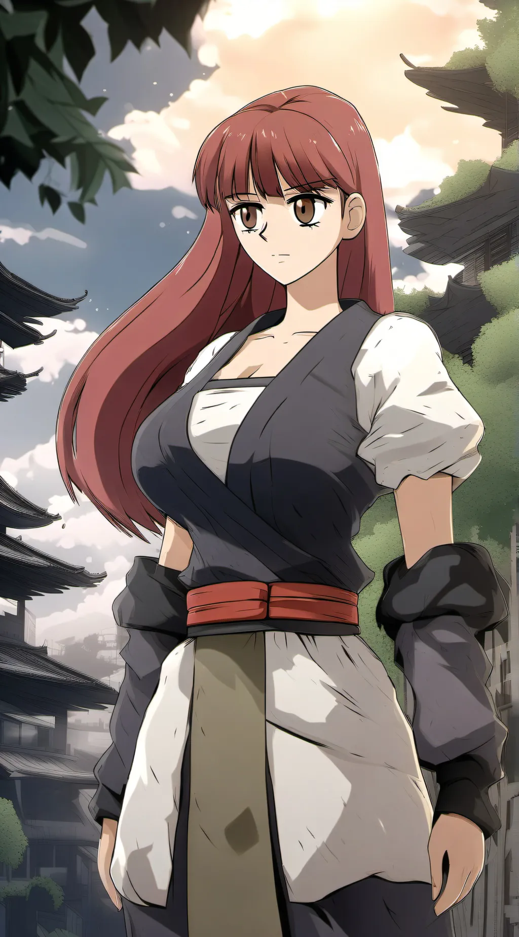 ai character: Marie  background