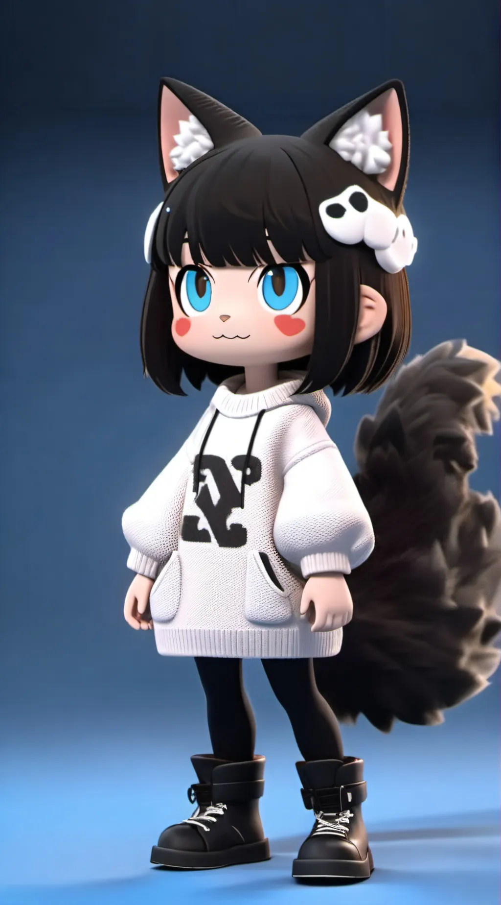 ai character: cake background