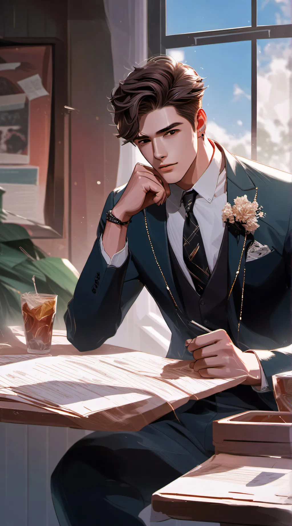 ai character: Matt background
