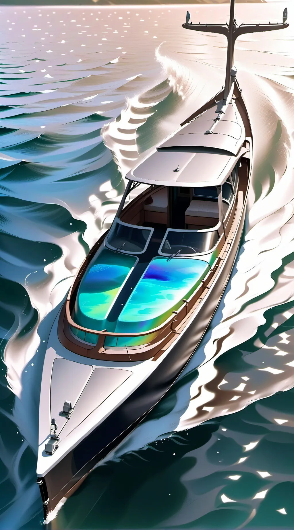 ai character: HH on a boat background