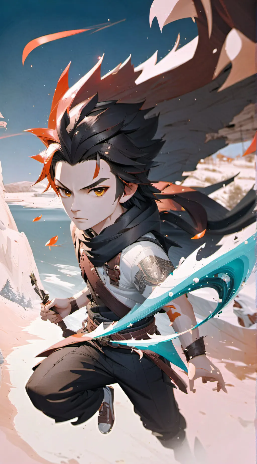 ai character: Justin background