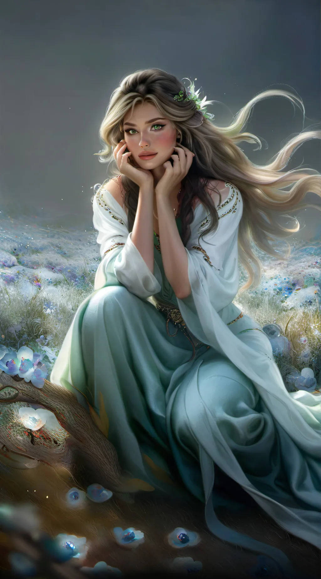 ai character: hanka background