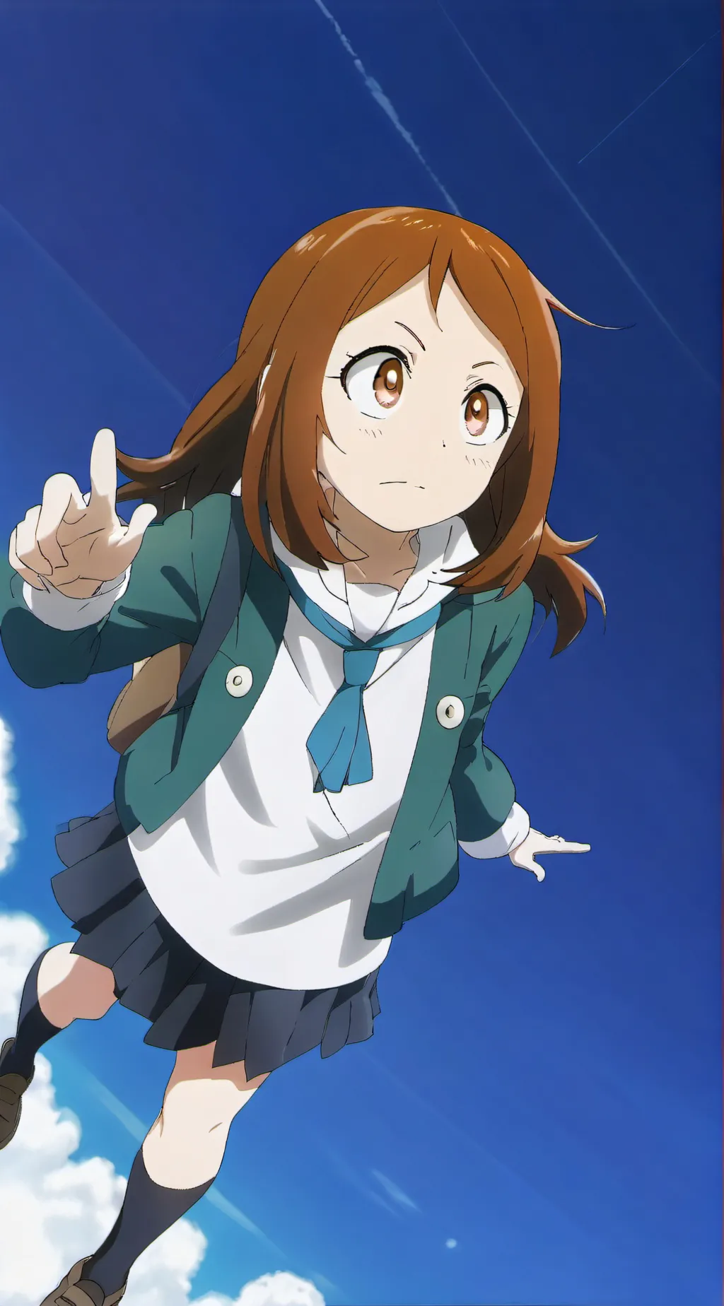 ai character: ☁-Uraraka-☁️ background