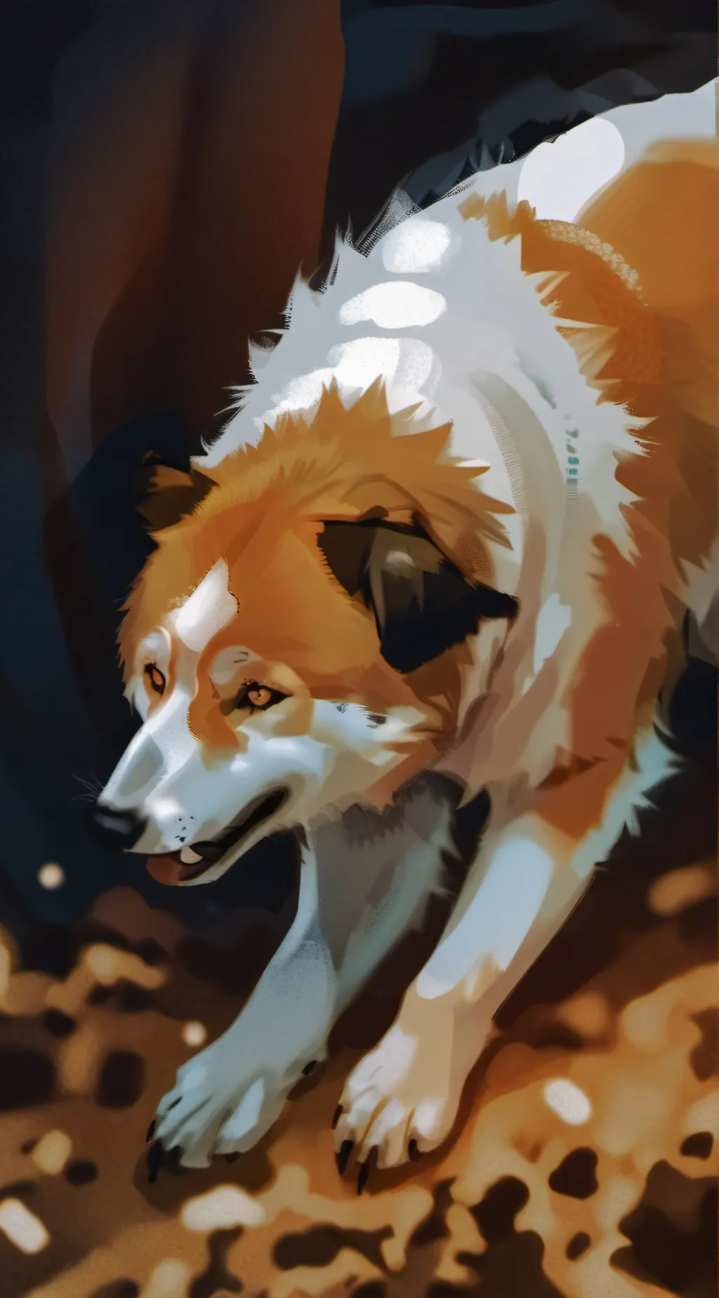 ai character: Please Donate  background