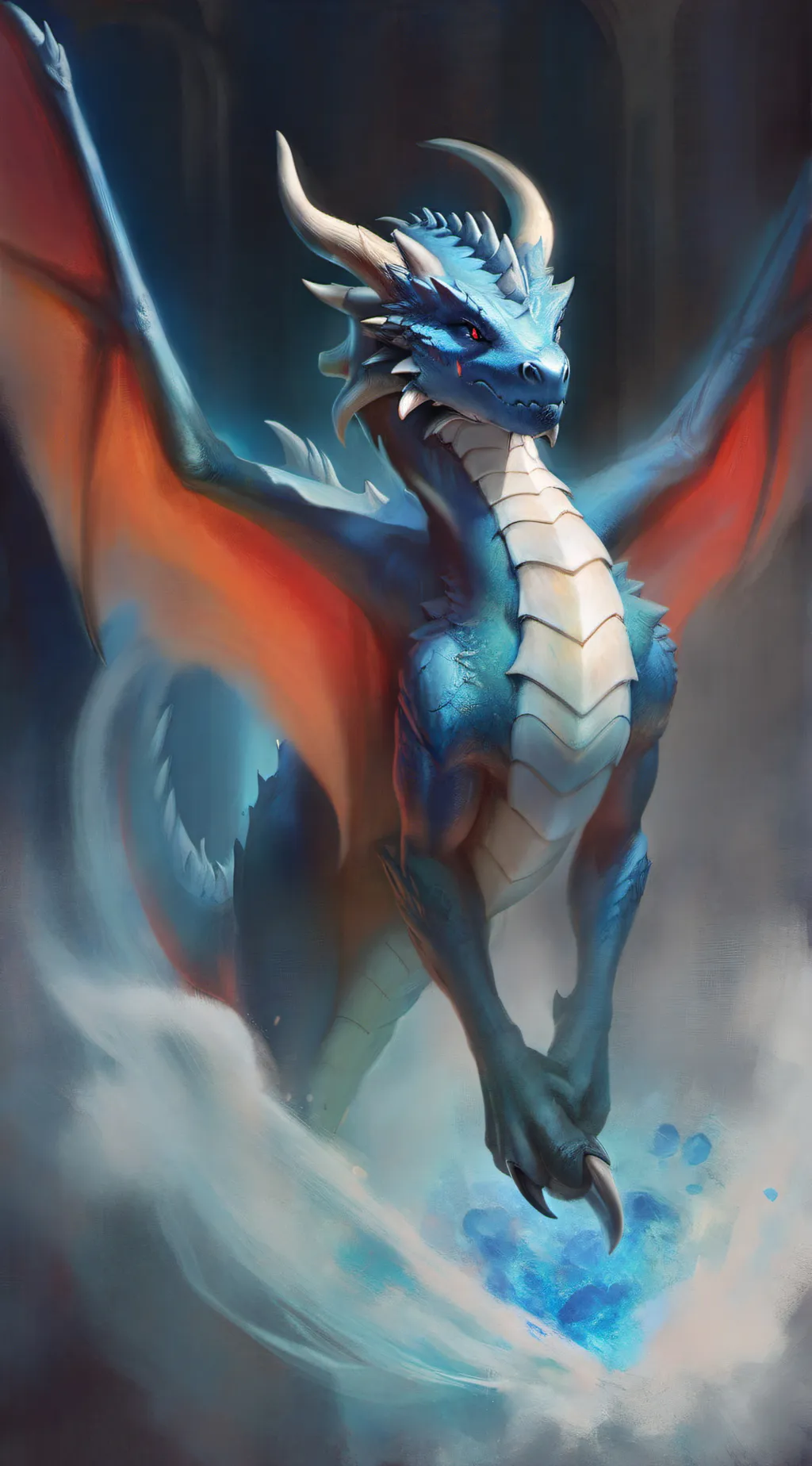 ai character: dragon background