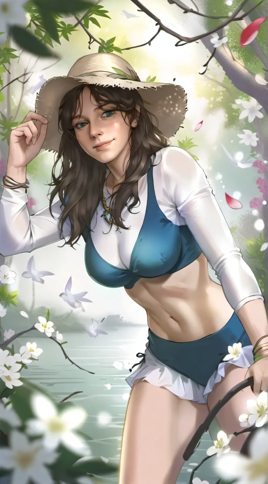 ai character: Melody background