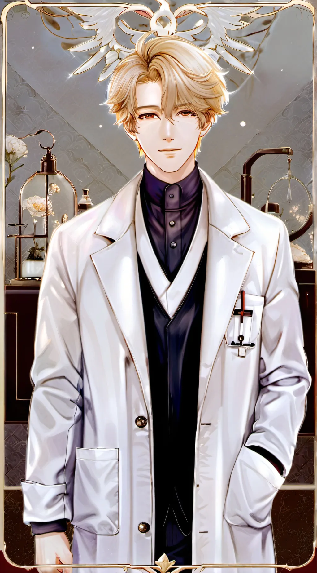 ai character: Mild background