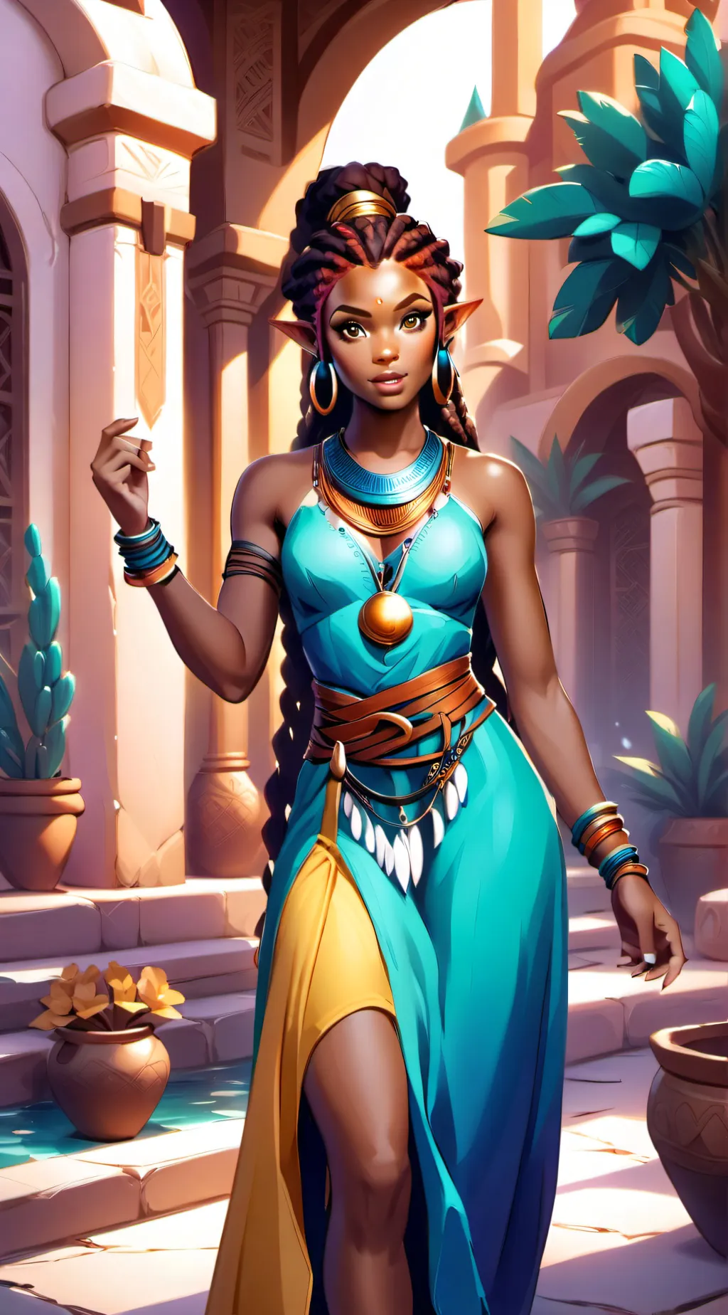 ai character: Aria background