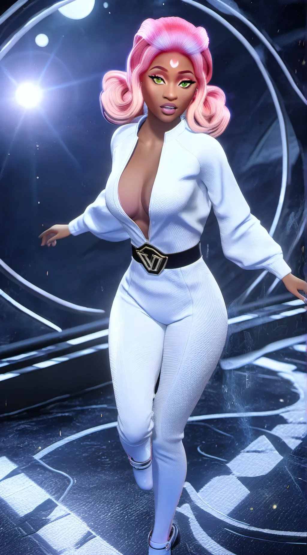 ai character: Nick minaj background