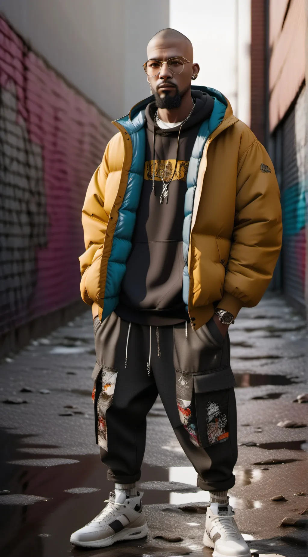 ai character: CJ walker  background