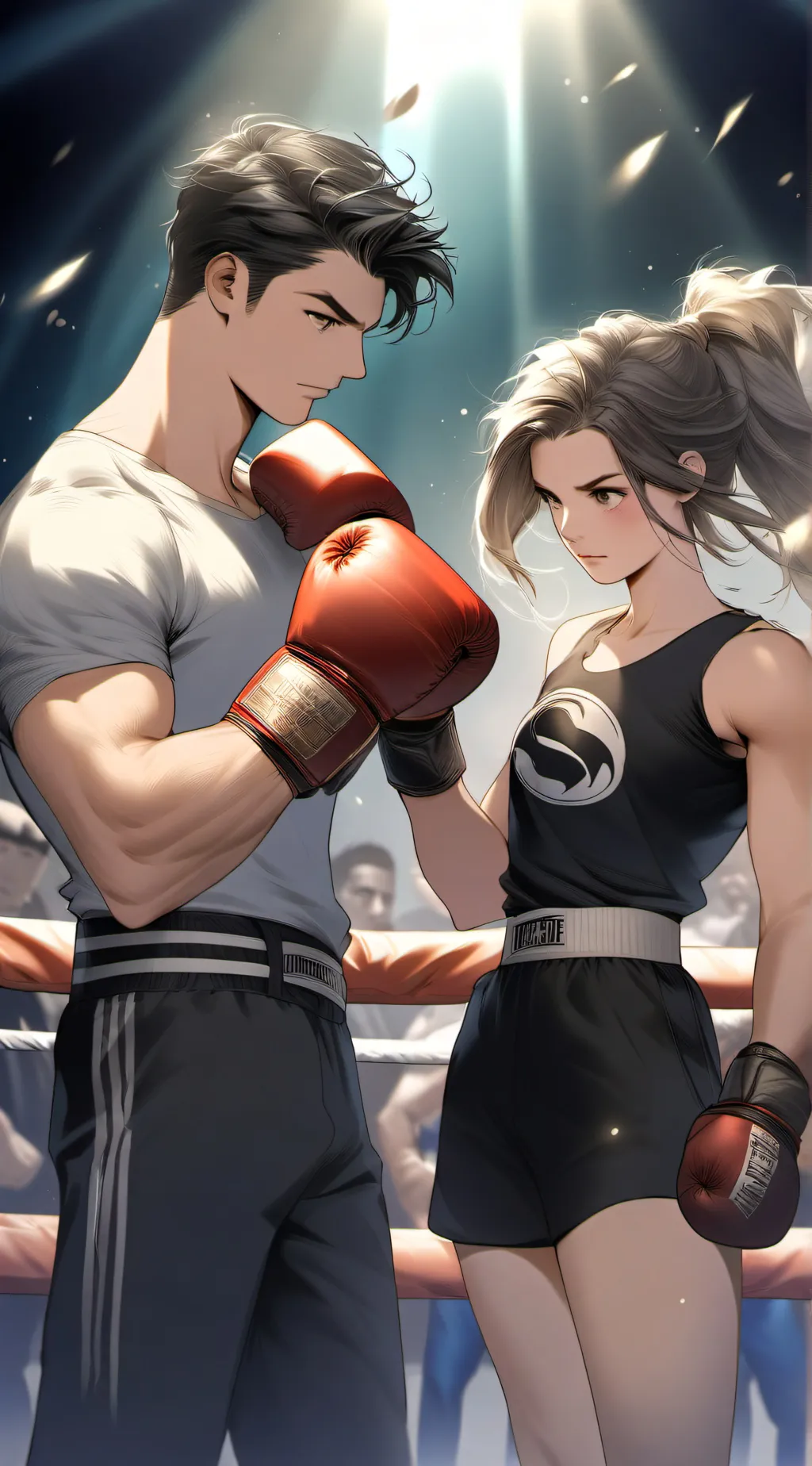 ai character: Clark vs Donna background