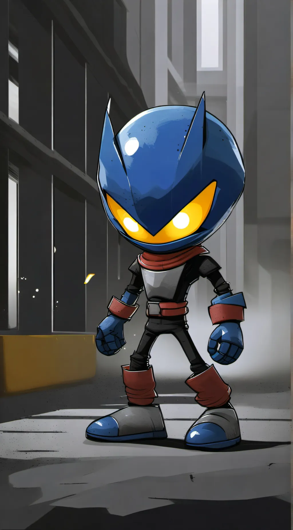 ai character: METAL SONIC background