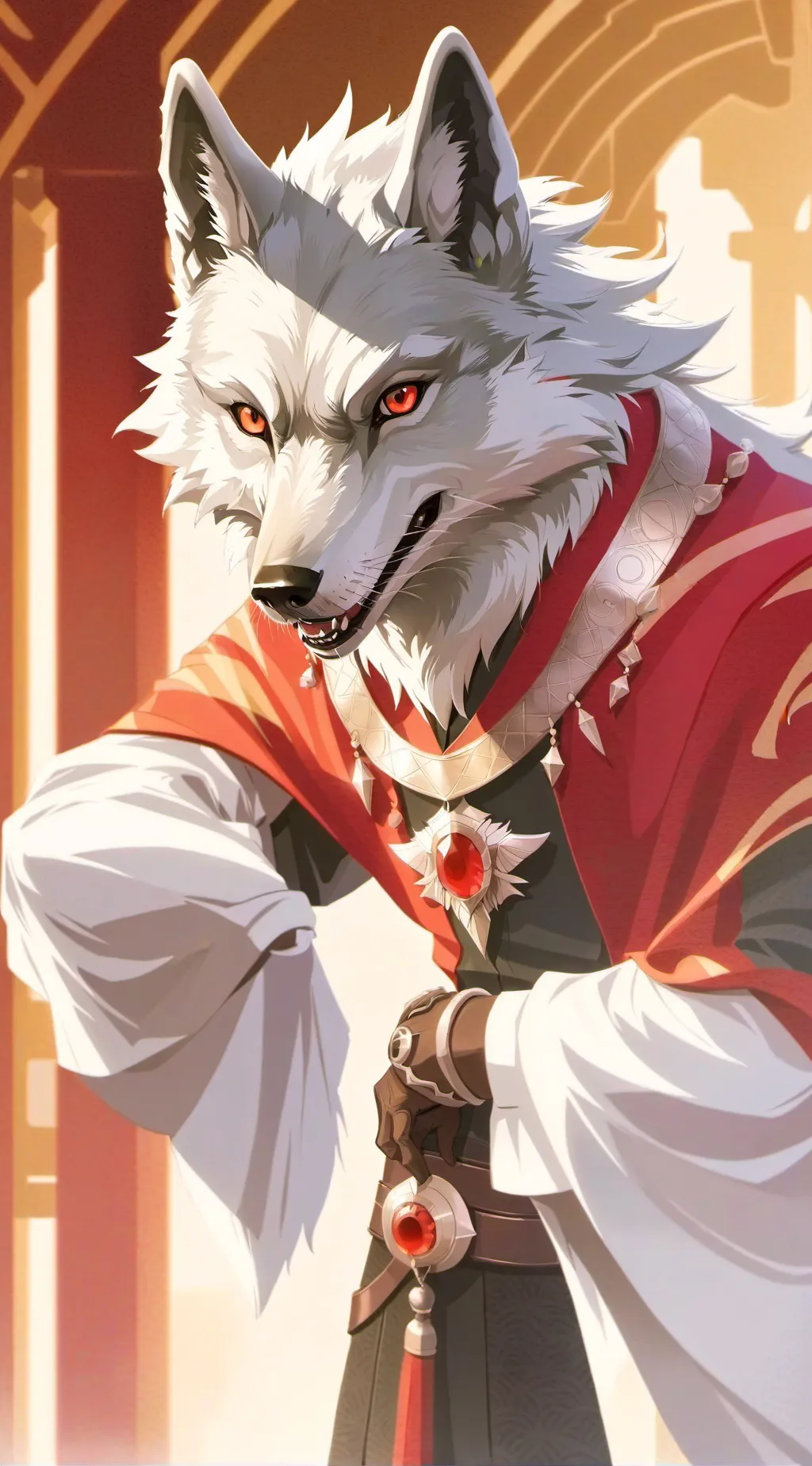 ai character: Wolffy background