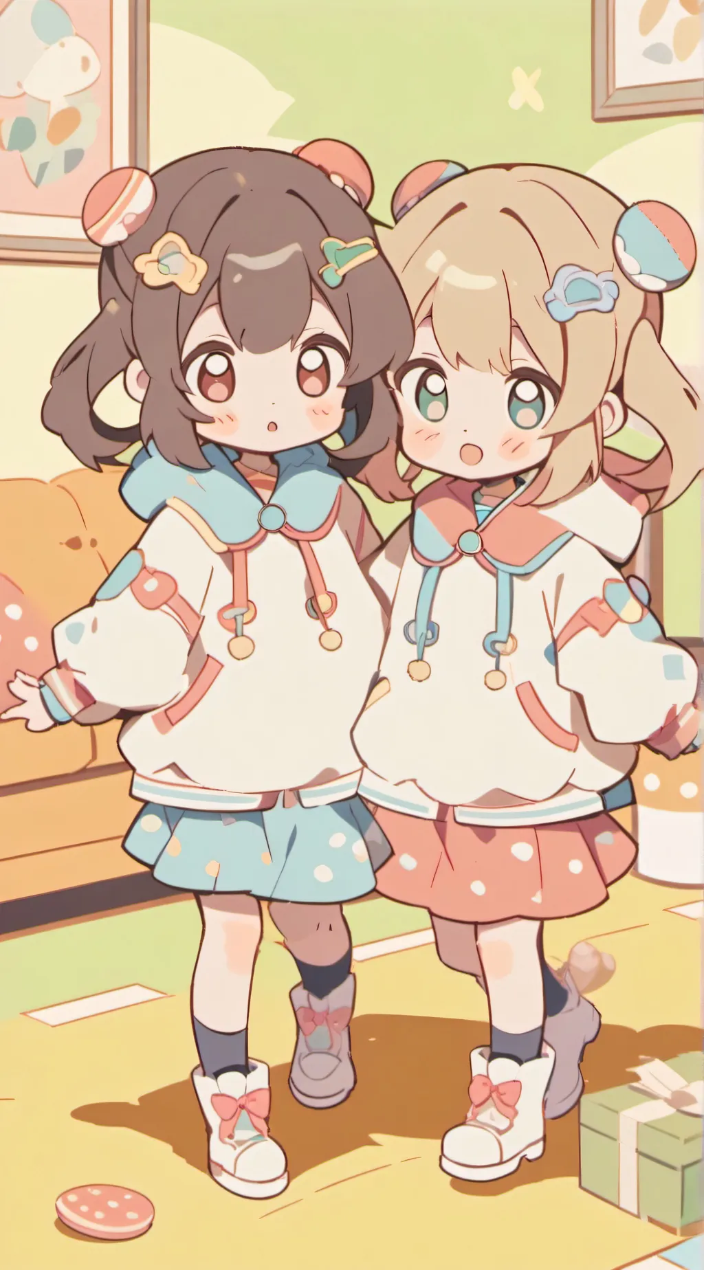 ai character: twin dramq background