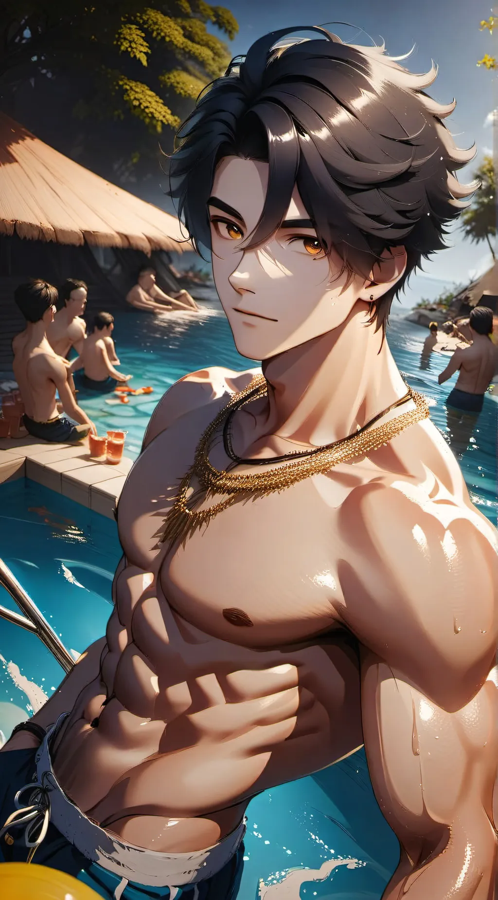 ai character: ᴀᴍɪʀ background