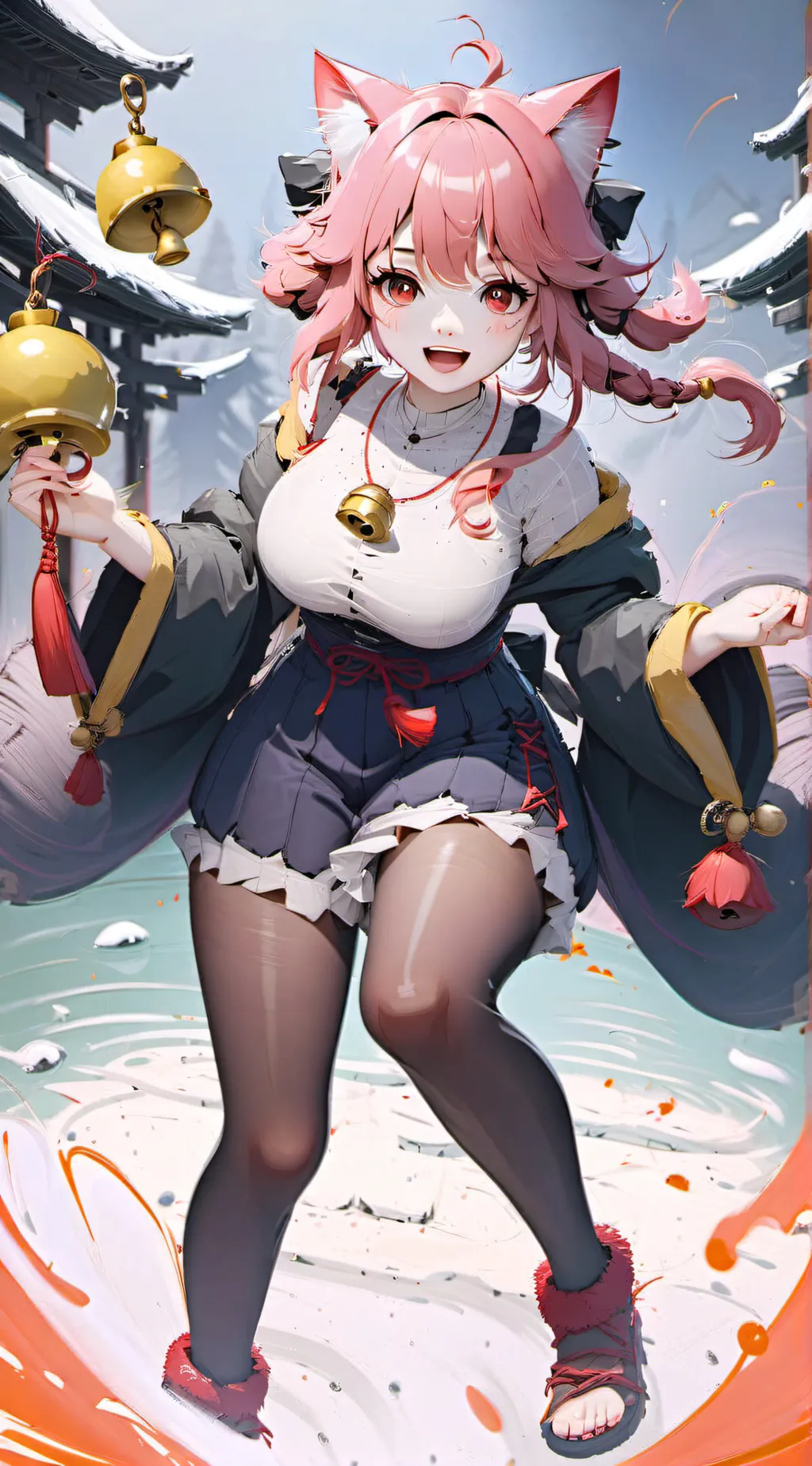 ai character: Neko background
