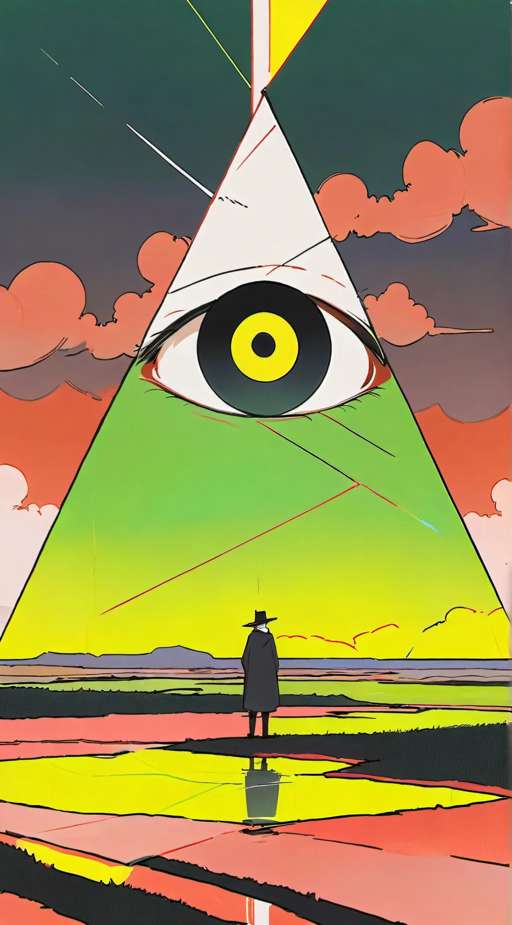ai character: BILL CIPHER background
