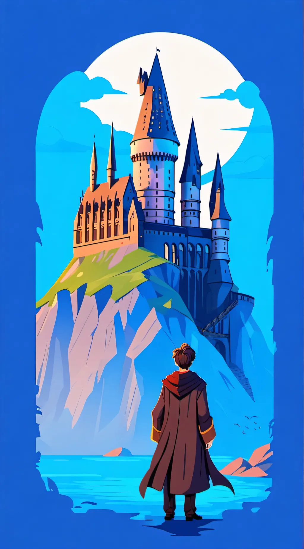 ai character: Hogwarts background