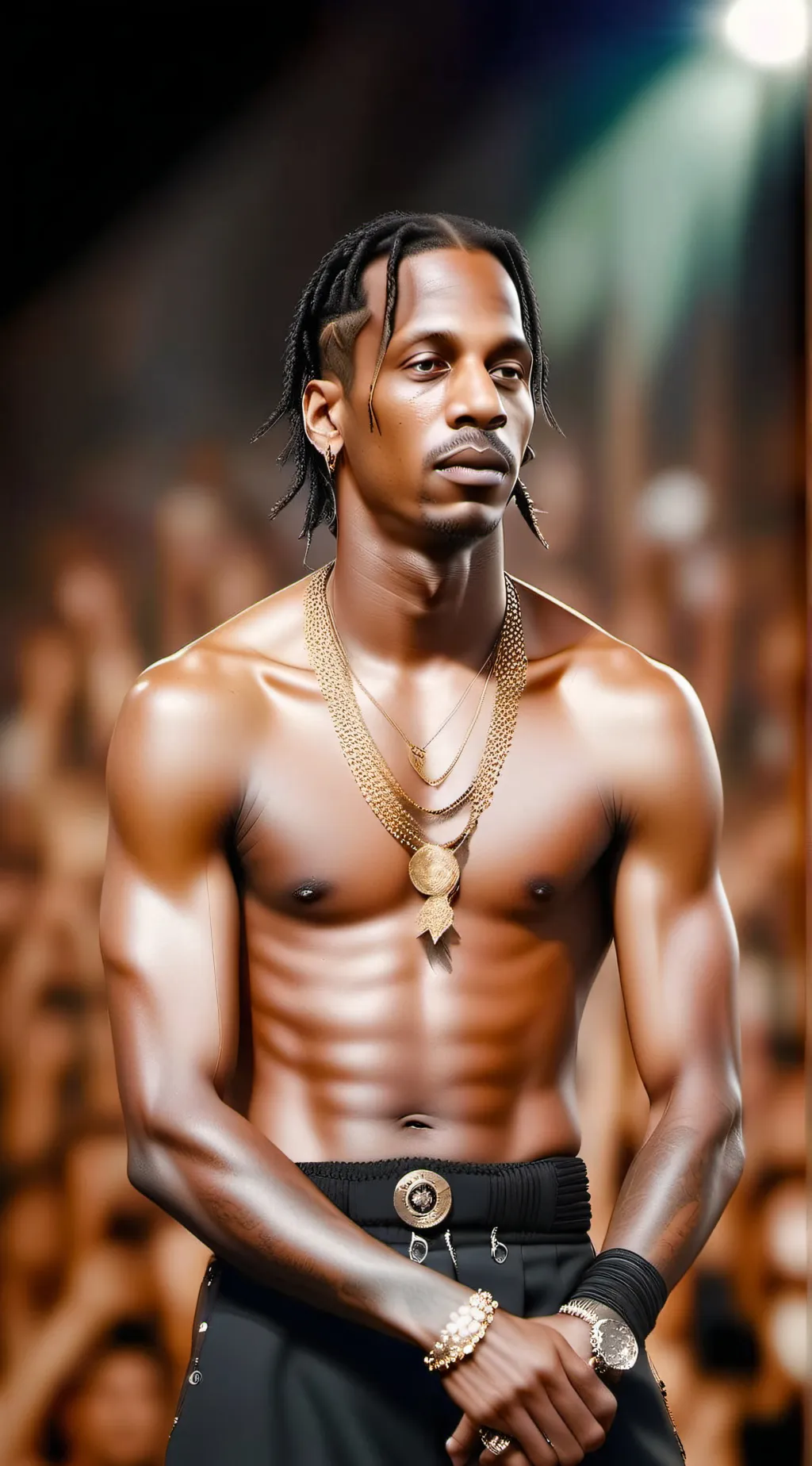 ai character: Travis Scott background