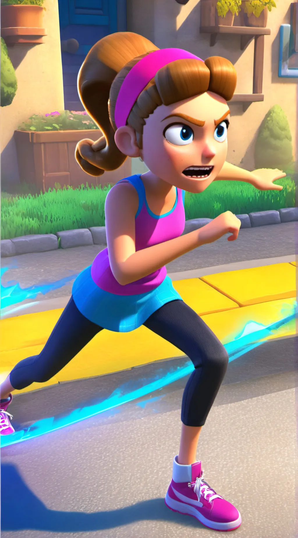 ai character: Summer Smith  background