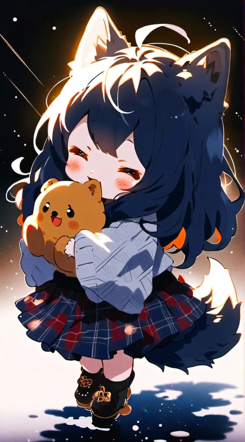 ai character: Galaxy background