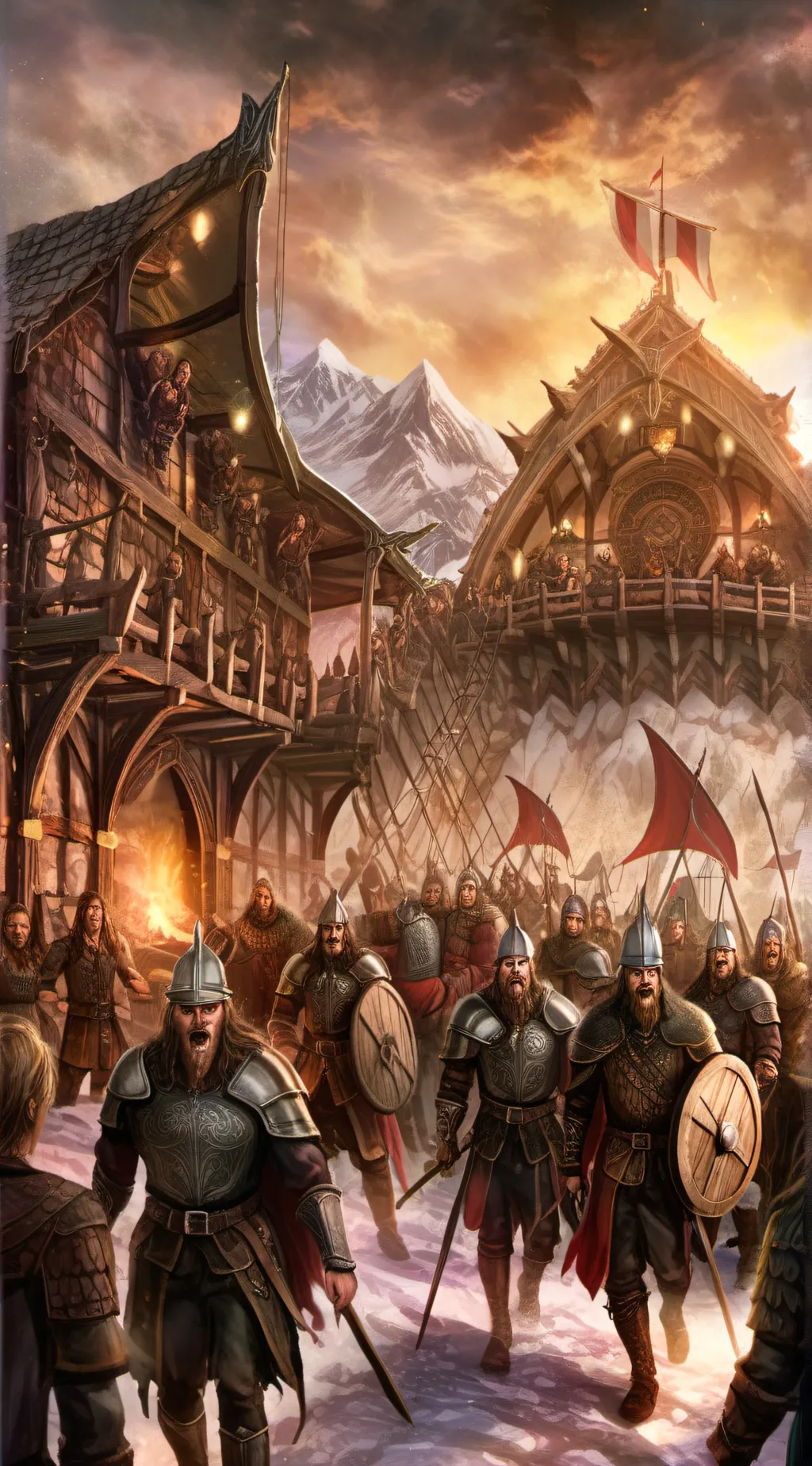 ai character: Viking  background