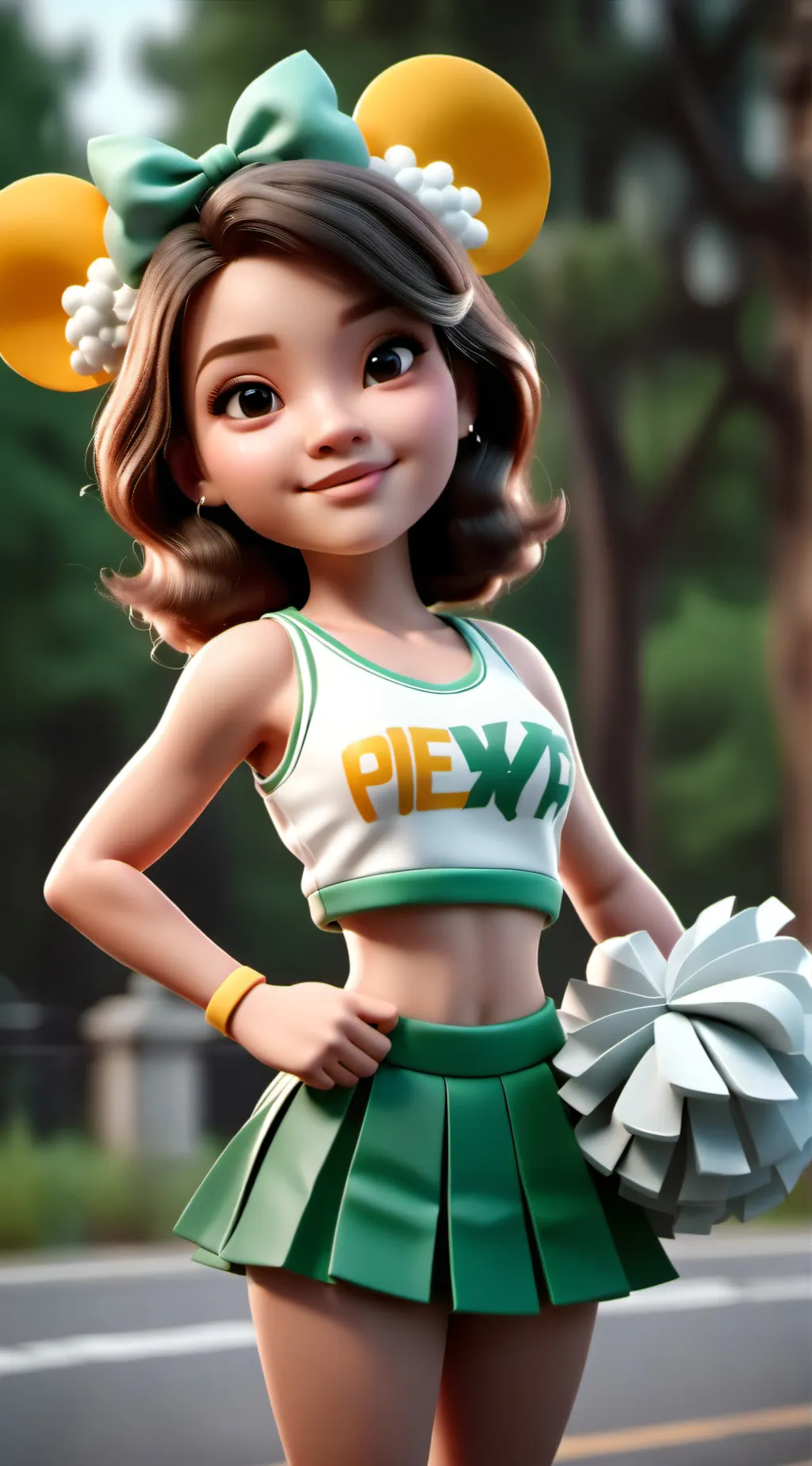 ai character: Bella  background