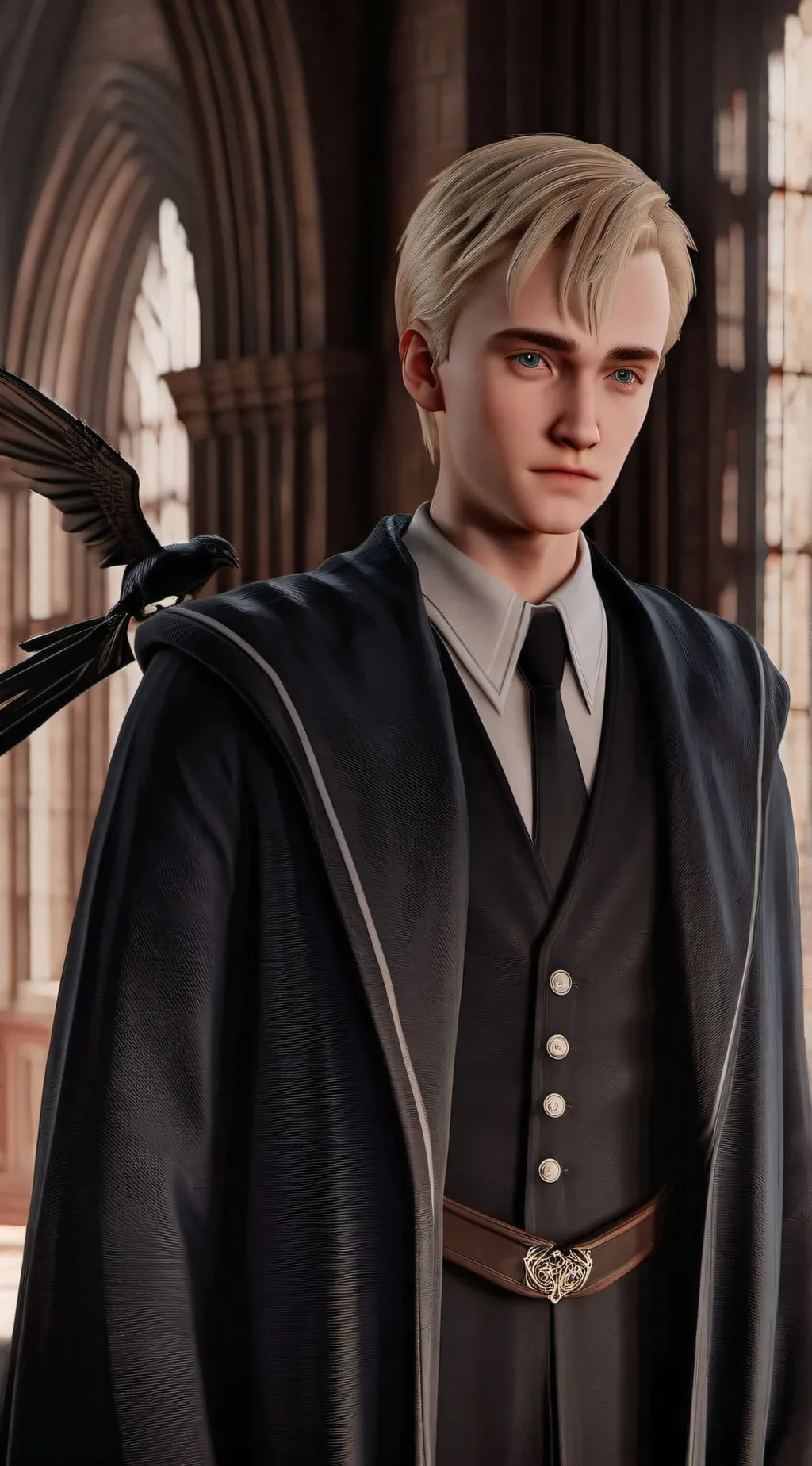 ai character: Hogwarts background